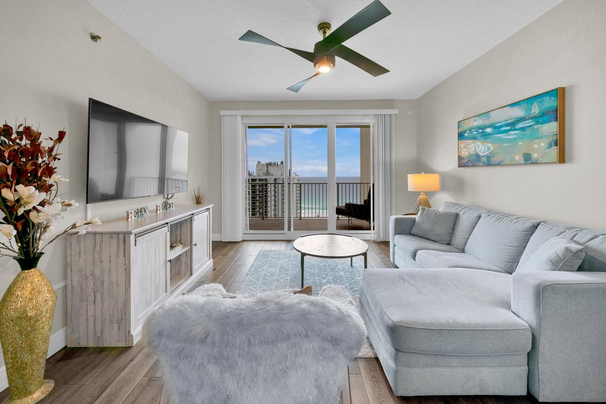 Located in Ariel Dunes tower I, AD1703 has it all and then some! Those views of the beach and Gulf of Mexico you've been dreaming of - this condo has it. The vacation you've longed for - well this condo is waiting for you to make it happen! bit.ly/3Gfpbsu
