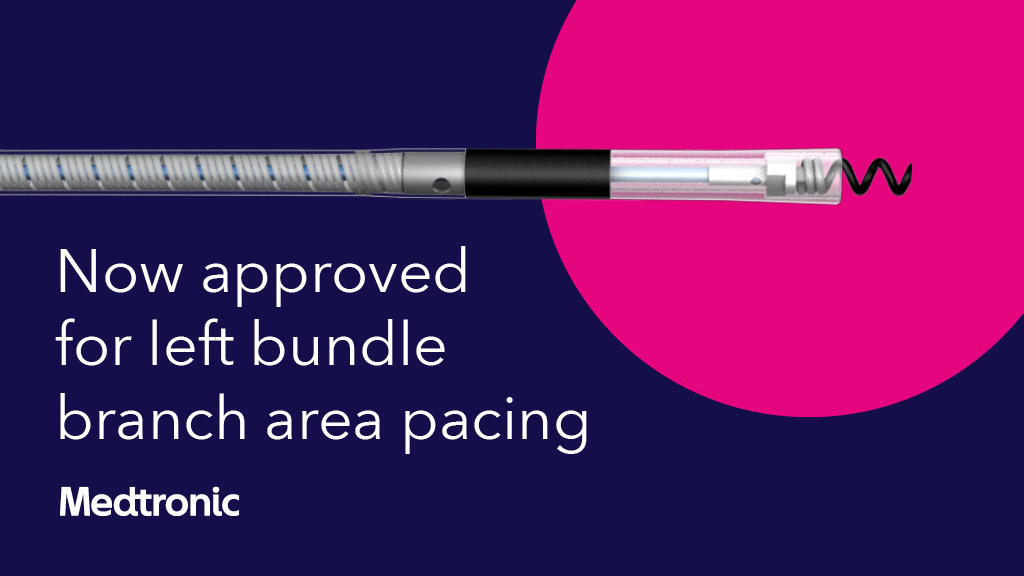 MDT_Cardiac's tweet photo. Medtronic has the first and only FDA-approved MR Conditional systems indicated for left bundle branch area pacing. #3830lead #LBBAP Learn more here: https://t.co/2F5Zm2CasN

Important safety information: https://t.co/MfvRNudnxi https://t.co/ne28LR0iVj