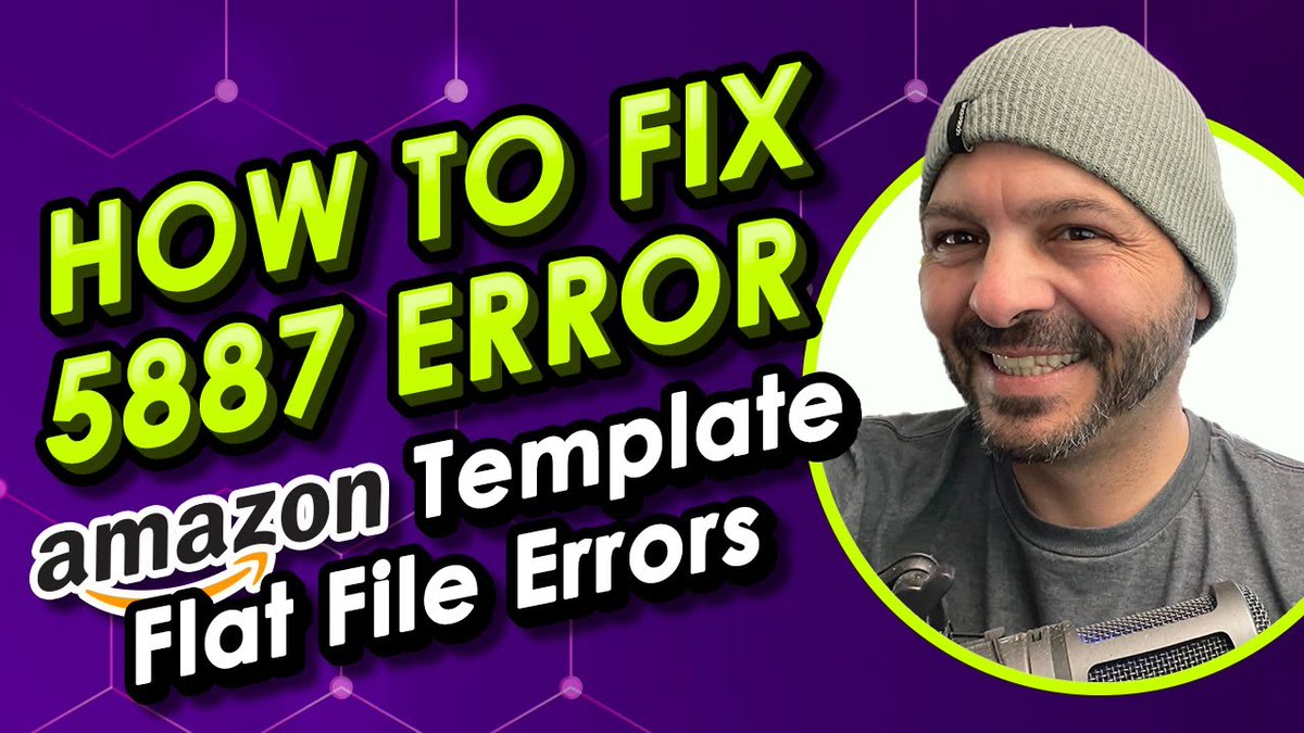 MyAmazonGuy's tweet image. Keep getting a 5887 Error? Here&apos;s the easiest way how to fix this, watch Jason Mastromatteo give us a walkthrough on resolving this issue:

Watch it here:
👇👇👇
youtu.be/eARFa-zQSi8

#flatfile #fixingerrors #templateflatfile