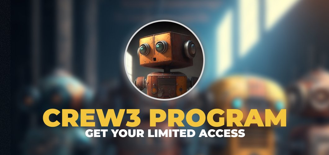 AptosRobI's tweet photo. STARTING THE CREW3 PROGRAM🤖

For 5 levels in it you can get access to discord, where will be given to our AI base and other bonuses🎁

https://t.co/sECy7tk5RR https://t.co/MCEkpyQkSt