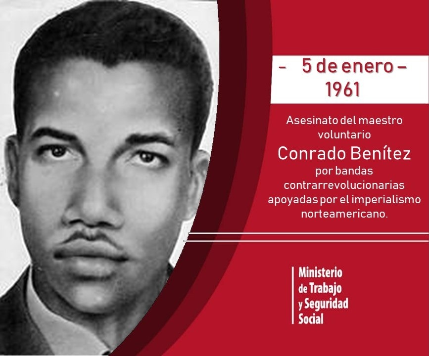 Conrado Benites vive en cada maestro, y está presente en cada logro de la educacion.  #CubaEduca