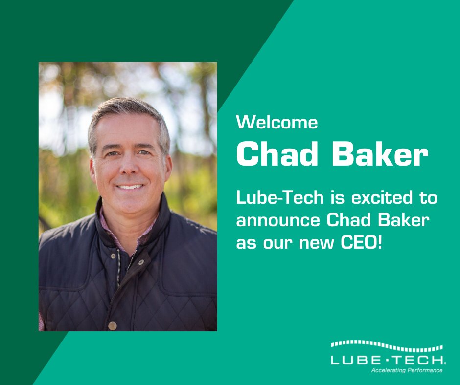 LubeTech's tweet photo. Lube-Tech is excited to announce Chad Baker as our new CEO!

Visit our blog for more details: https://t.co/MwxSyTGFnW

@therealnmma @OPEBusiness @OPEInstitute @LubesNGreases @TradeOnlyToday @MPMA @MNAsphalt https://t.co/CGTjKqSreR