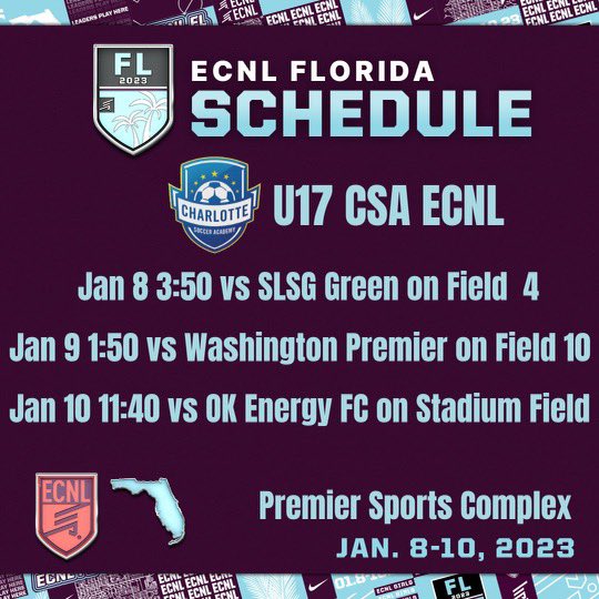 So excited for the <a href="/ECNLgirls/">ECNL Girls</a> showcase this weekend!