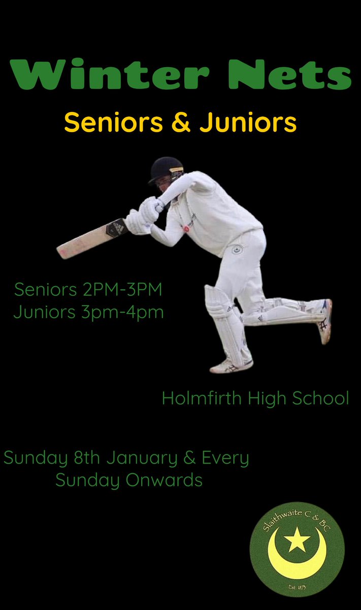 slaithwaitecc's tweet image. Winter nets 2023