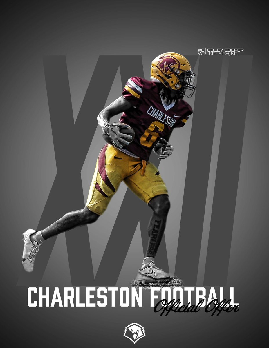 After a great talk with <a href="/CoachSantolla/">Zack Santolla</a> blessed to receive my 4th offer from Charleston football thank u god🙏🏽