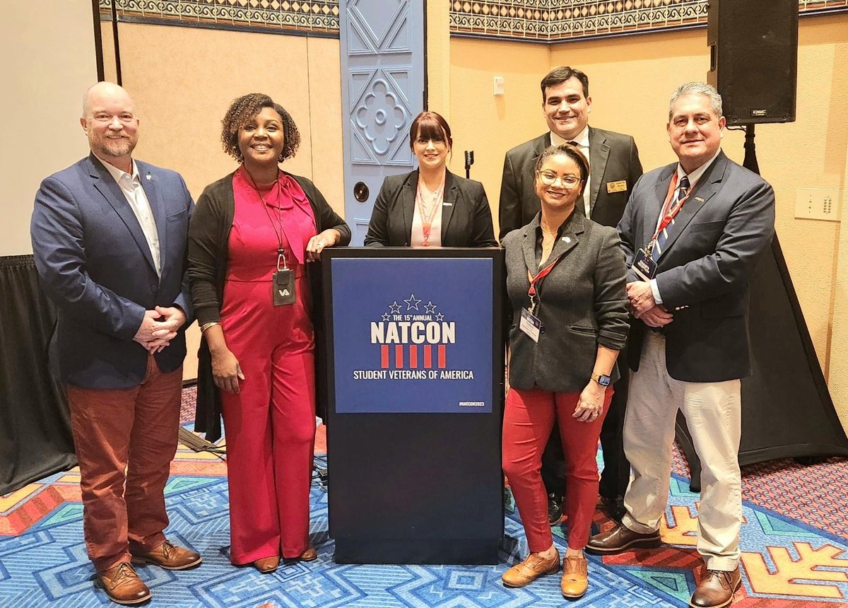 iava's tweet image. Great work by #IAVA&apos;s @TomPorterDC and @KaitYancy who joined @DeptVetAffairs for a discussion on the recently passed #PACTAct, available benefits, and what it means for #StudentVets. This year&apos;s #NatCon2023 is off to a fantastic start! Thank you, @studentvets!!