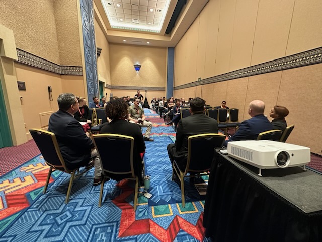 iava's tweet image. Great work by #IAVA&apos;s @TomPorterDC and @KaitYancy who joined @DeptVetAffairs for a discussion on the recently passed #PACTAct, available benefits, and what it means for #StudentVets. This year&apos;s #NatCon2023 is off to a fantastic start! Thank you, @studentvets!!