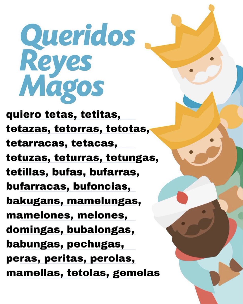 iamhelenuki's tweet photo. Espero que Melchor, Gaspar y Baltasar se porten y me traigan lo que quiero 🙏🏻 https://t.co/4IdY4x2Pgg