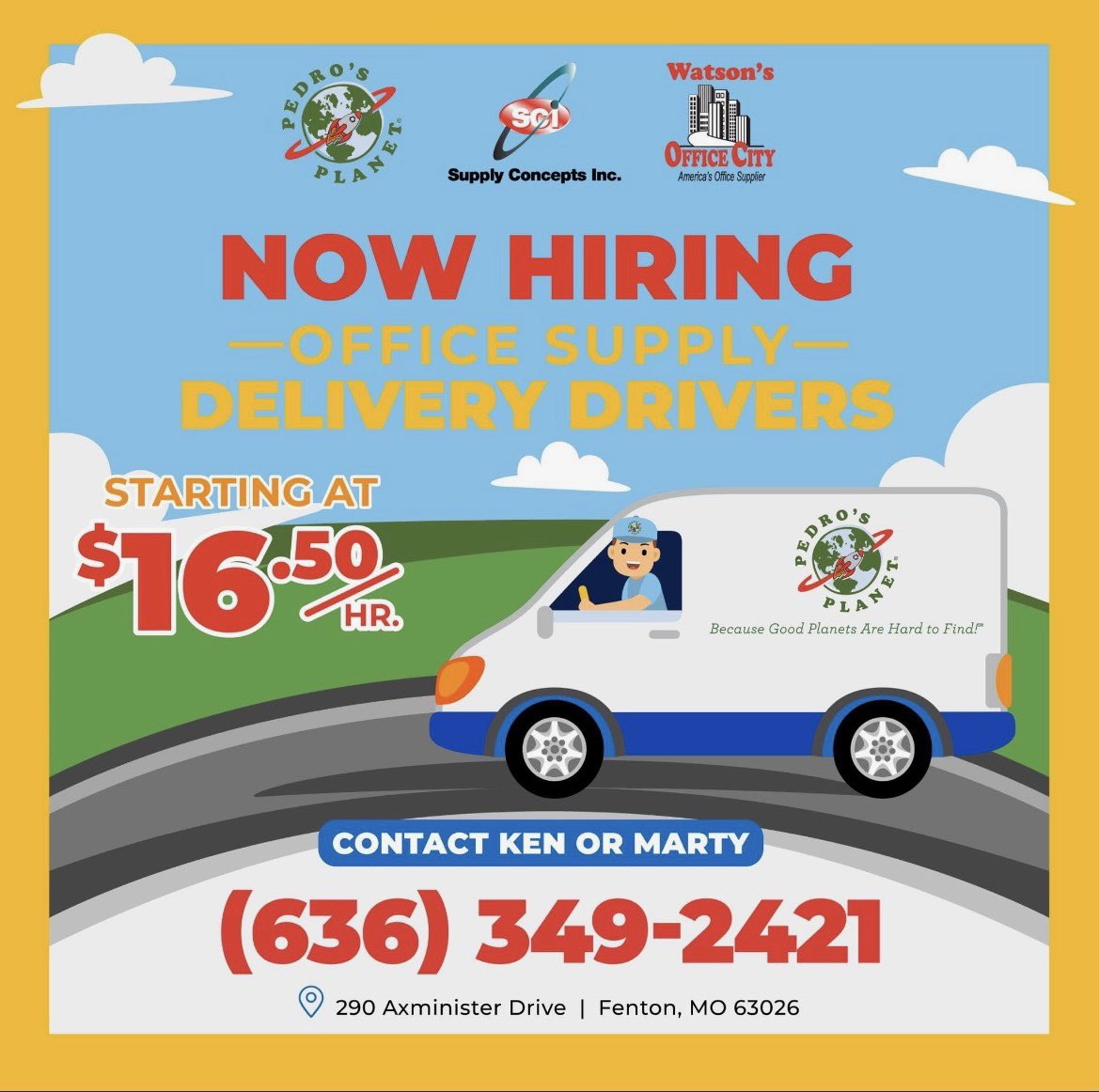 We’re looking for drivers! Come work with us.