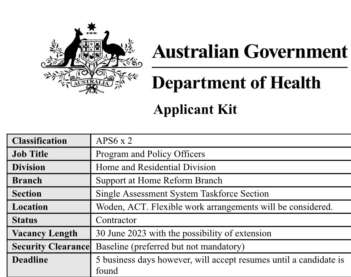 kimCollins43's tweet photo. Attention all my nursing friends/friends in ACT/NSW, I have been asked to see if I had any nursing friends or non nursing for interest in the below job.

If you would like the job description please inbox with your email. ❤️ https://t.co/CmTi1ES4OQ