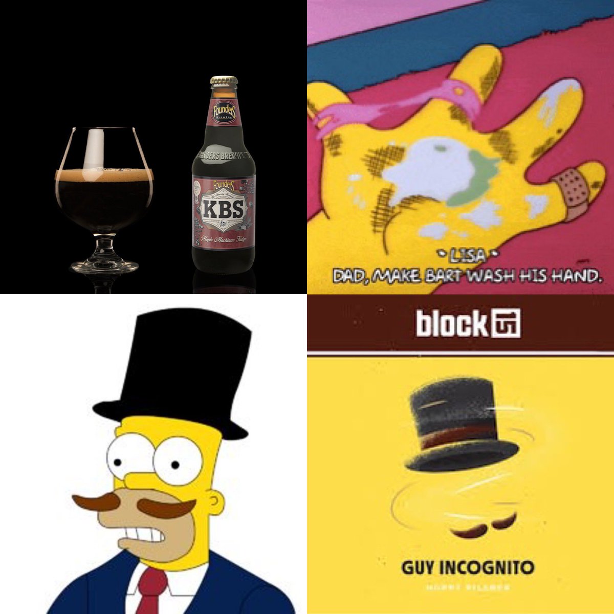 138simpsons's tweet photo. Hey influencers, yogurt pranksters and truth exposers everywhere! It’s time for the Simpsons Beer Corner!
#thesimpsons #simpsons #138simpsonspodcast #annoyedgruntboys #podcast #foxtv #simpsonspodcast #tvpodcast #tv #guyincognito #youtube #beer #craftbeer https://t.co/Xcp3Vi46fu