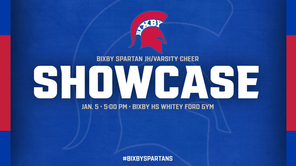 HomeofSpartans's tweet photo. Come watch Bixby, Broken Arrow, Owasso & OU Cheer show off their competition routines for Nationals! #bixbyspartancheer #cheershowcase ๐โค๏ธ https://t.co/NqtIocXZ8W