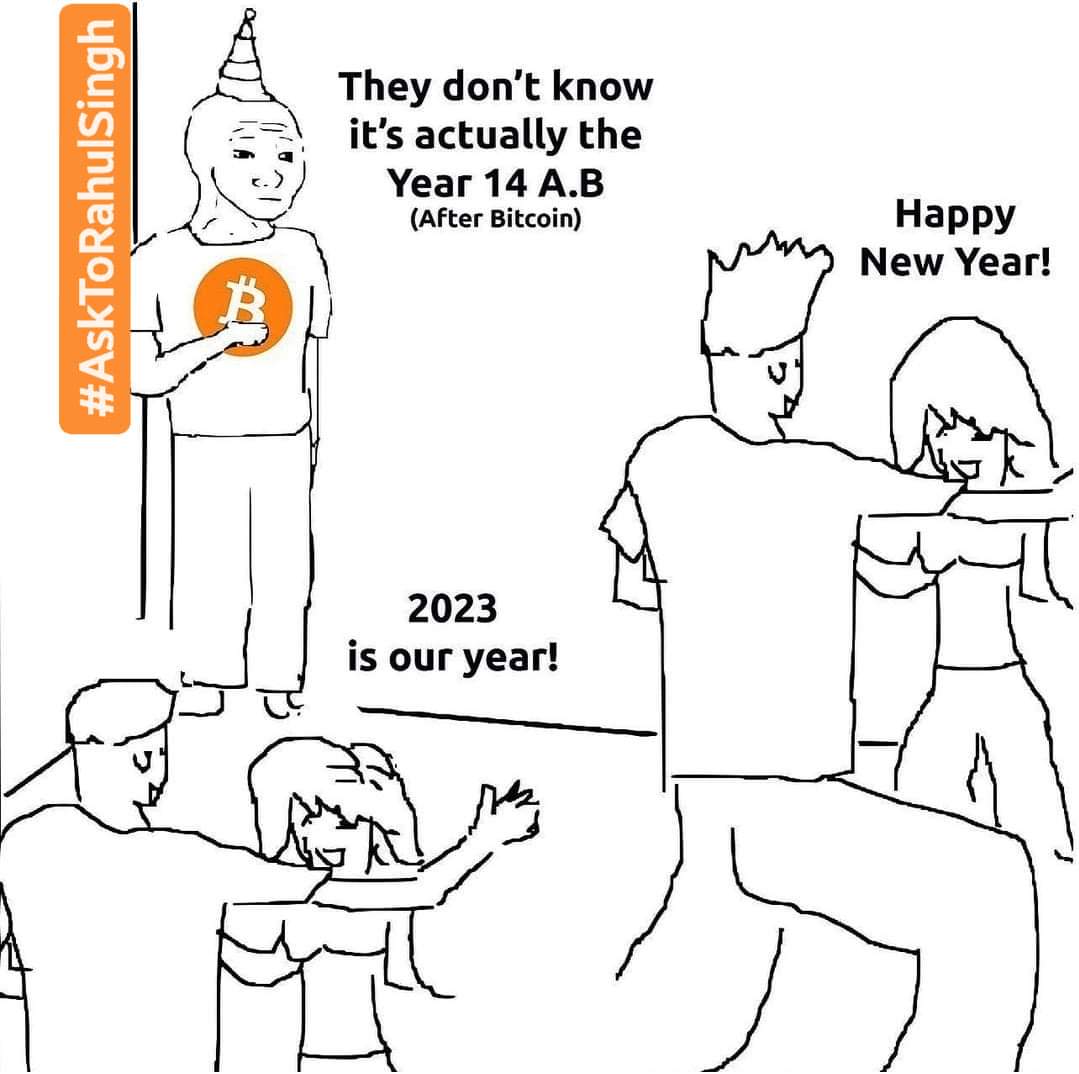 AskToRahulSingh's tweet photo. Many People's don't know..
What's actually #AB stands for..
It is Year's #AfterBitcoin
Mean's,
Finally Total Years are 14 AB..
And,
Mine is 12 AB...❣️
So..
What's Yours AB Now...? https://t.co/Qm6YYT2WWE