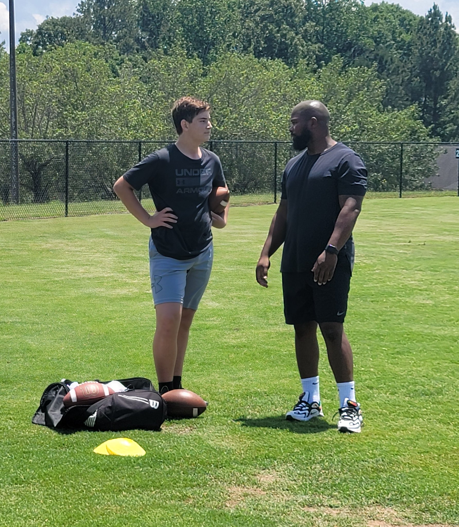 Brady McGrath QB 2025 on Twitter "Great first day at my new high