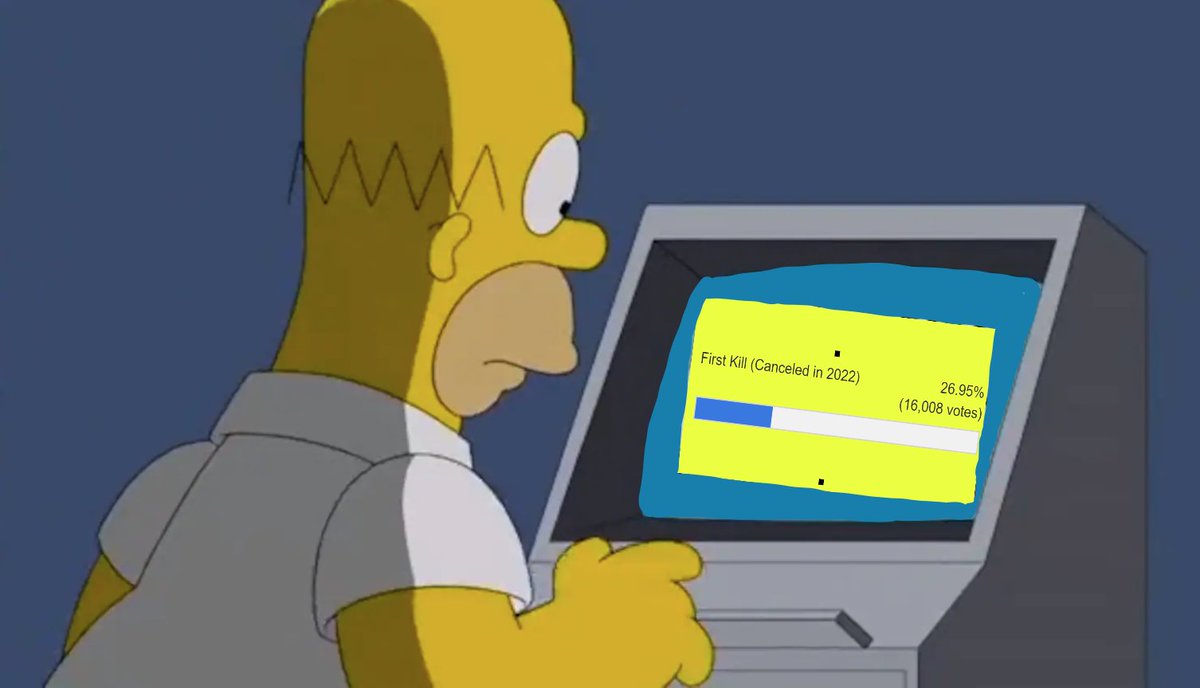 Homer is already helping out, but we need more support (he is not the fastest)! 
#savefirstkill #firstkill