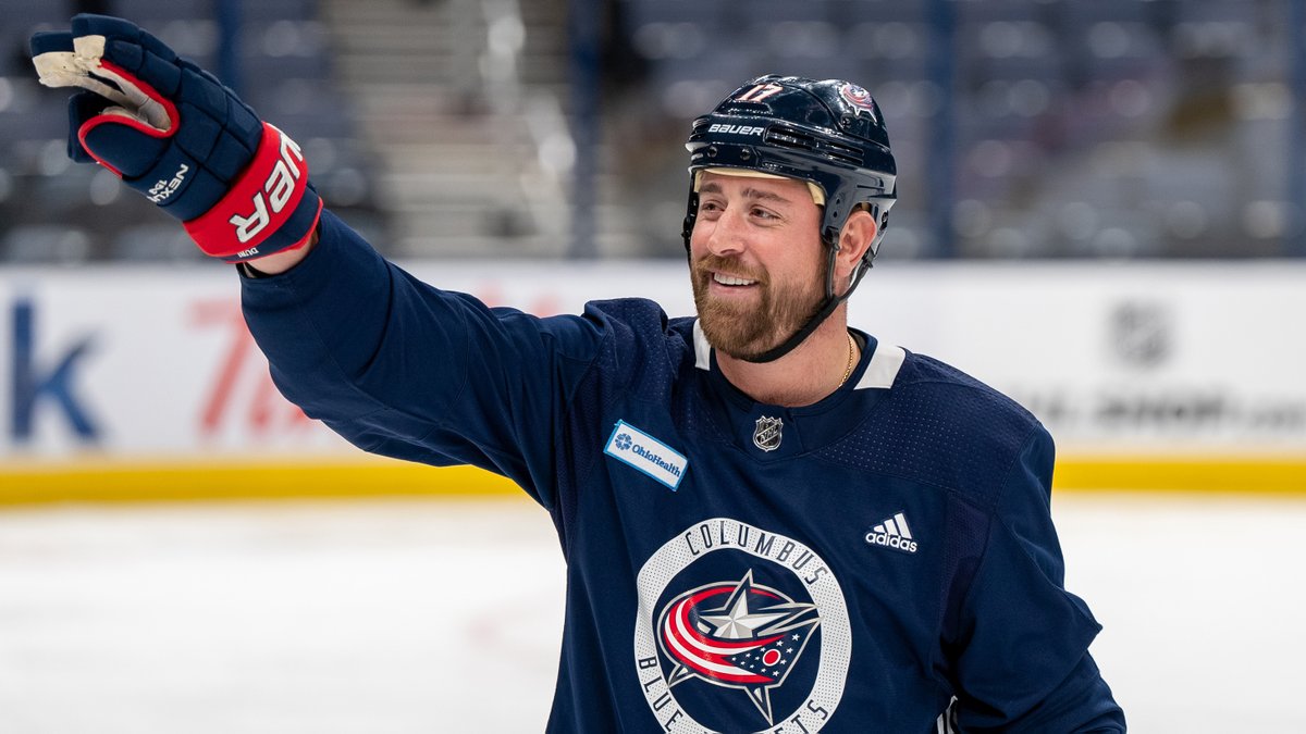 BlueJacketsNHL's tweet photo. To all those who joined us today from @WrightPattAFB, we salute you! 🫡
@elkandelk | #CBJ https://t.co/2S8qriXpbY