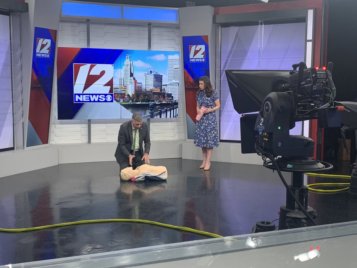 Such critical information just now on 12 News at 4 — <a href="/KimKalunian/">Kim Kalunian</a> spoke with Jason Rhodes, EMS Chief at <a href="/RIHEALTH/">Rhode Island Department of Health</a>, about how important it is to quickly administer CPR when someone stops breathing. He then have a CPR demonstration live in studio. <a href="/wpri12/">WPRI 12</a>