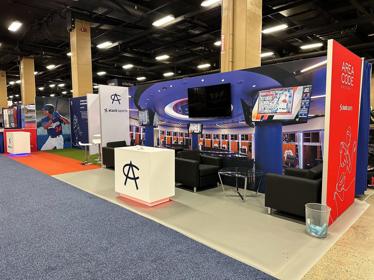 StackSports's tweet image. Come stop by booth 813  at #ABCA2023 to see how Stack Sports can power your entire baseball journey @ABCA1945 @GoSportsConnect @AreaCodeGame @GamePlan_App