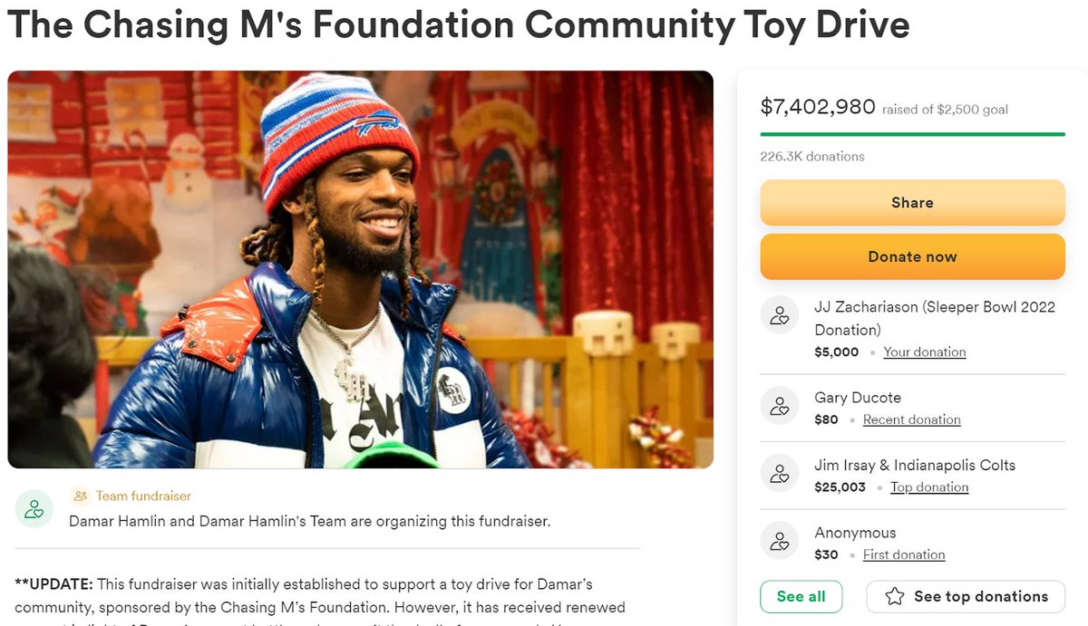 SleeperHQ's tweet photo. Congratulations to your 2022 Sleeper Bowl champion @LateRoundQB !! 🏆

Jj will be donating his charity prize of 5K to Damar Hamlin's toy drive which we will link below ❤️

Big thanks to everyone who participated and made this league possible! 🙌 https://t.co/V9LDL6PEl3