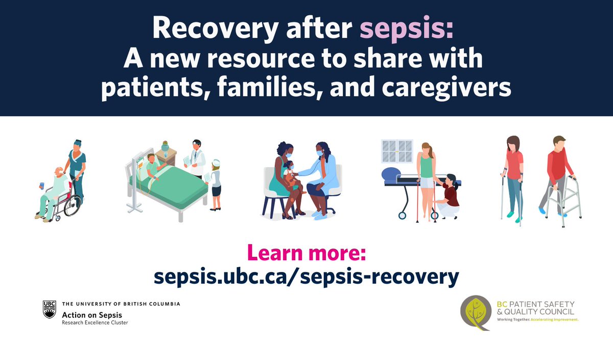 Do you support patients, caregivers, and families through discharge?

Are you or a loved one recovering from a severe infectious illness?

Join our webinar on Jan 25, 12-12:30PT, with @BCPSQC, to learn about a new resource to support recovery.

Register: tinyurl.com/3fk7eeb3