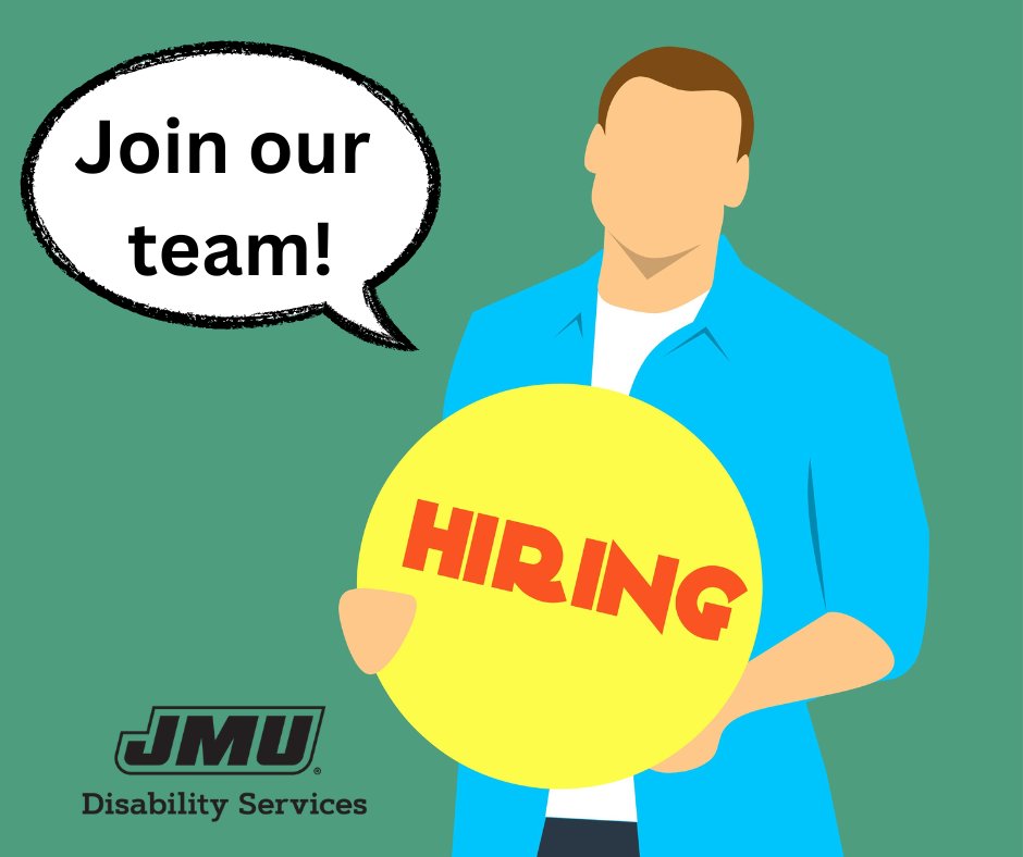 Our office is looking to hire an Assistant Director! Visit joblink.jmu.edu/postings/13629 for more information and to apply!