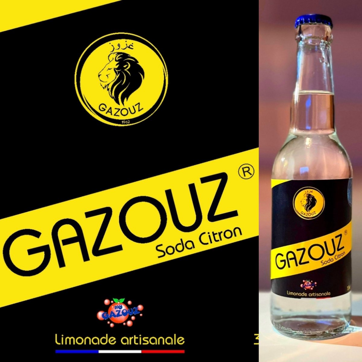 GAZOUZofficial's tweet photo. Exclusif!
GAZOUZ 
La veritable GAZOUZ !
SODA aromatisée.
Une subtile alliance entre l'eau de source, sans conservateur, avec arômes naturels.
Bienvenue chez GAZOUZ
https://t.co/BkYf6XLnUf
https://t.co/Vjd3OUwJ4D
#gazouz #limonade #djazair #algerie #france 
#supermarket #hanout https://t.co/rsvvBHsAWx
