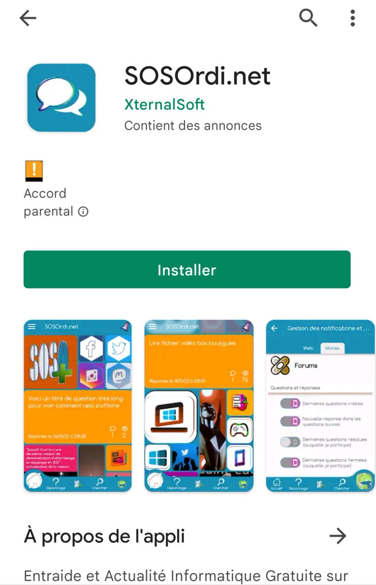 SOSOrdinet's tweet image. Application mobile disponible depuis le Google Play Store... dans un premier temps ! 🎉
#SOSOrdinet #application #Internet #Android