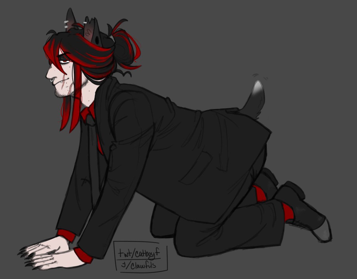 catboyf_art's tweet photo. oh yeah finished babygirl mutt + and alt ... https://t.co/jF1JaERO59