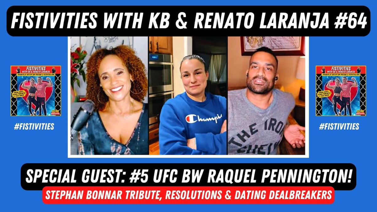 Even though @TeciaTorres is the 1 who's pregnant, her partner @RockyPMMA has dealt with some crazy body stuff during #UFCVegas67 fight camp!🤪 Get the story on Rocky's prep for Vieira, title shot goals, late-night cravings & more on #fistivities! 👊🎆youtu.be/ezqfpYq8JU4 #UFC