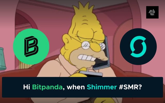 #IOTA 🪐Hi <a href="/bitpanda/">Bitpanda</a> Be friendly and give a reply Wann? when? Quand? Ne zaman? Πότε? Quando? Kiedy? Hvornår? #shimmer