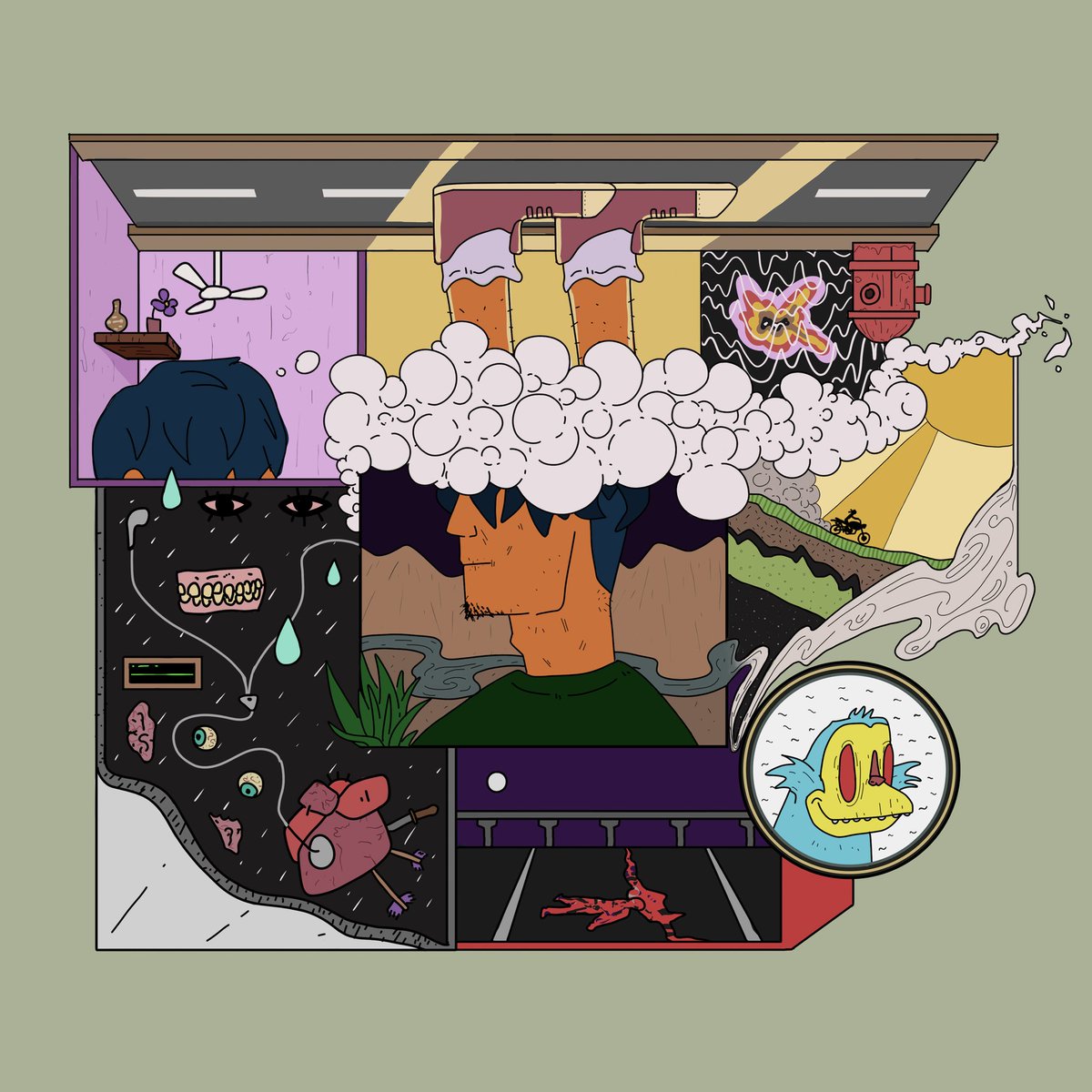 Did a cover art for my Art Portfolio!