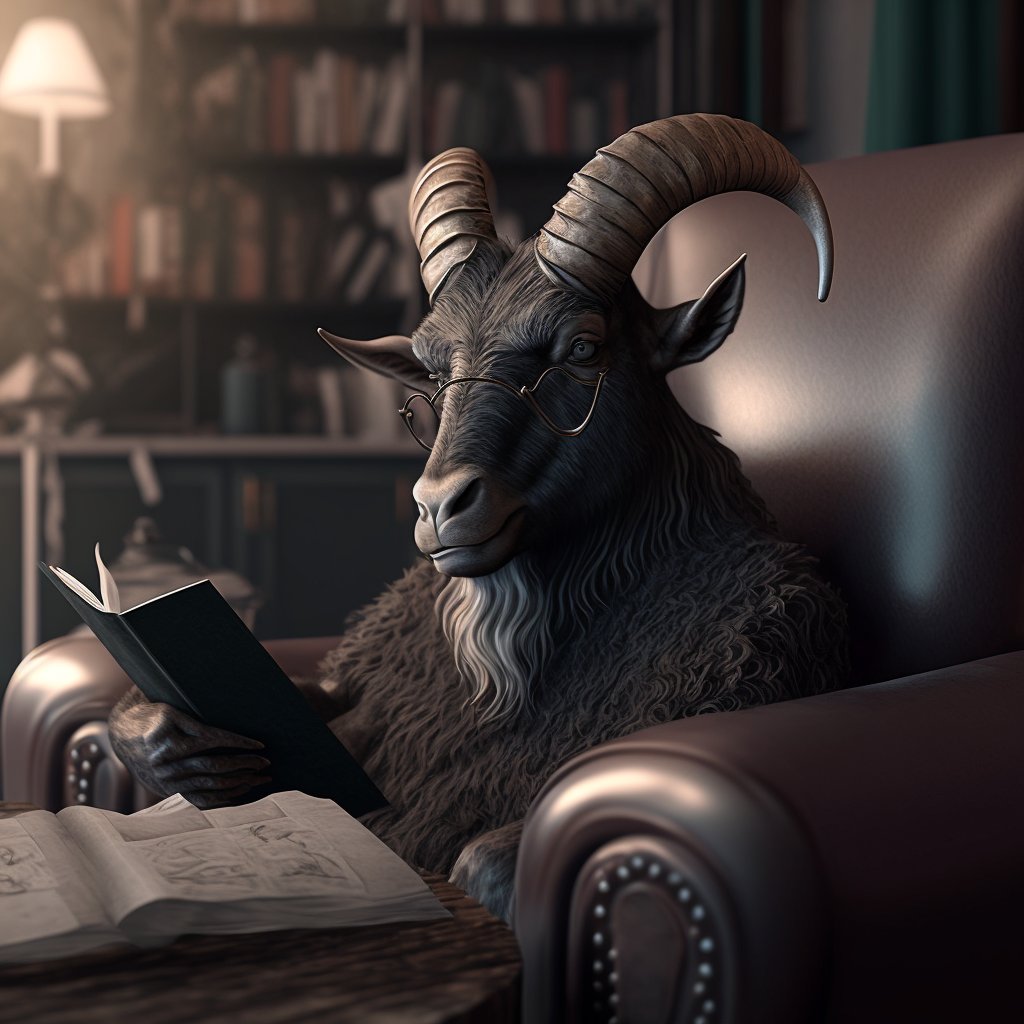 Did you know our show has a mascot goat named Nikki? Well, we do, and he is awesome.