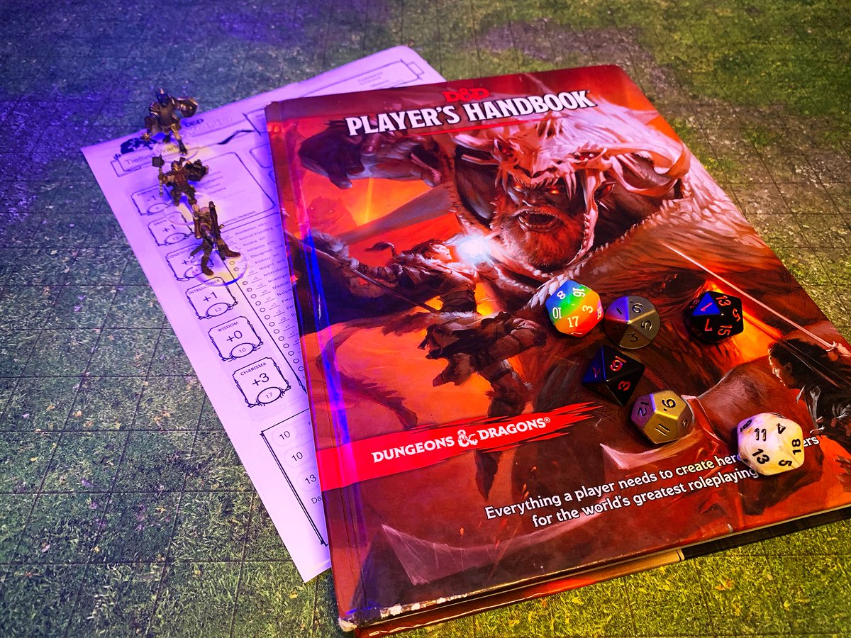 Do you know a kid who's gotten some new #DnD books for the holidays and wants to learn how to play? We're offering FREE intro classes  for new players (ages 9 & up). Use promo code DNDKIDS here during signup for a free class. bit.ly/3Qhs4gW