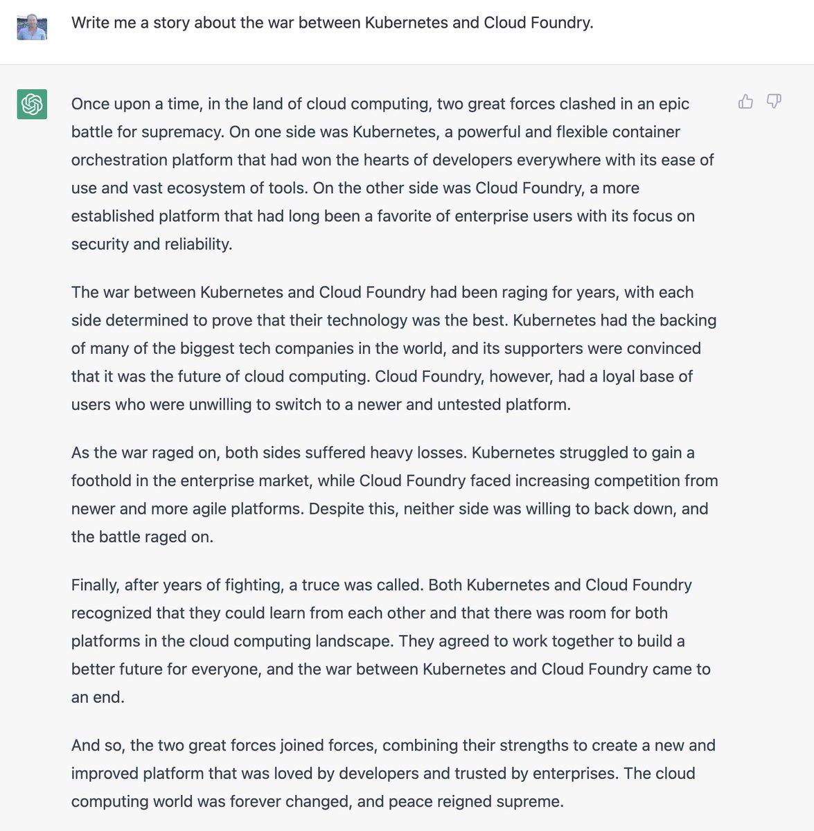 This is precisely how I remember the early Kubernetes competition in the land of cloud computing.