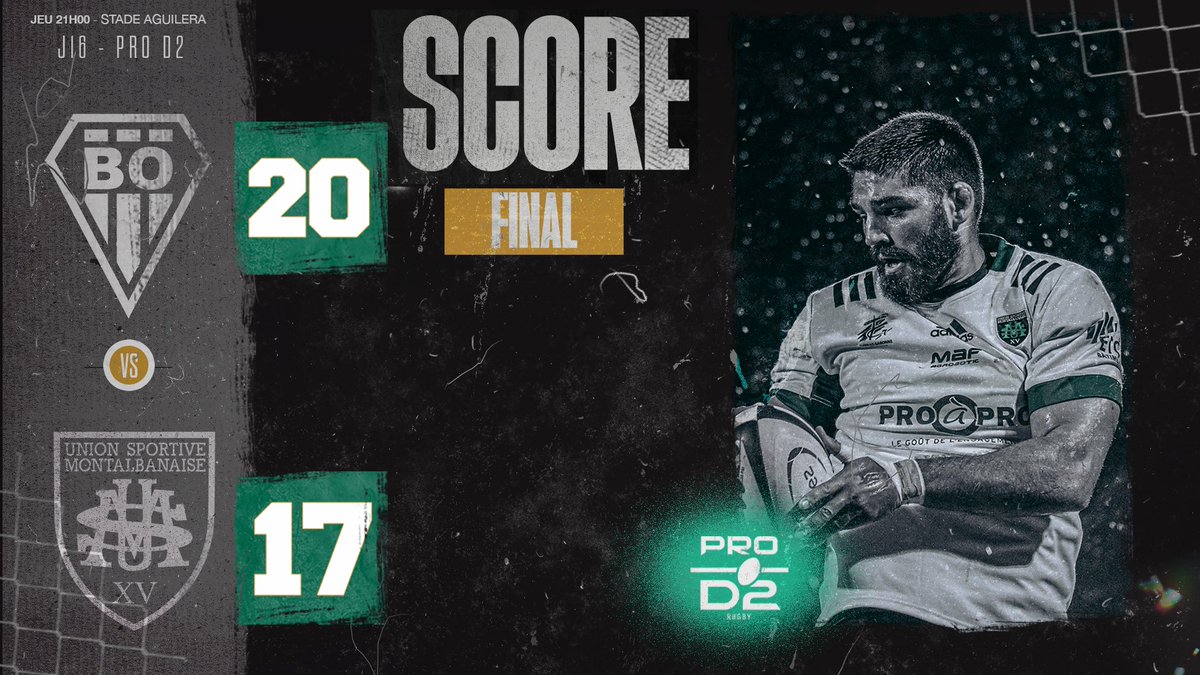 UsmSapiacRugby's tweet photo. 𝙵𝙸𝙽 𝙳𝚄 𝙼𝙰𝚃𝙲𝙷 ⌛
️
🔴⚪️ 𝐁Ø𝐏𝐁 20 𝕍𝕊 17 𝐒𝐀𝐏𝐈𝐀𝐂 🟢⚫️

Une pénalité assassine à la fin d'un match qui aurait pu basculer d'un côté comme de l'autre. Un point ramené du Pays Basque. RDV la semaine prochaine pour le retour à Sapiac  🟢⚫️

#AllezSapiac #BOPBUSM https://t.co/M8zT20Yabk