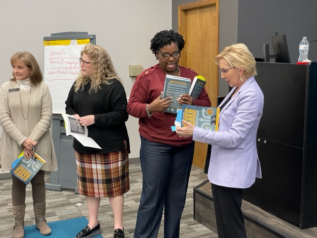 Literacy Moment:  ARESC Lit Con 2023 Day Two is a wrap!  Our school leaders spent the day with Dr. Ruby Payne to narrow the achievement gap for under-resourced students.  Strategies, brain research, resources, mental models, and more! #LaserFocusonLiteracy