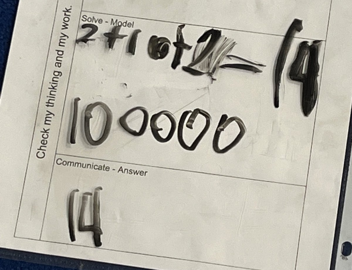 MBaiseyFCPS's tweet photo. 1st graders @ThurmontPrimary are using different strategies to model &amp; solve story problems. Loved hearing them sharing their math thinking! #TPSTakeOff https://t.co/Y936Nd5CZg