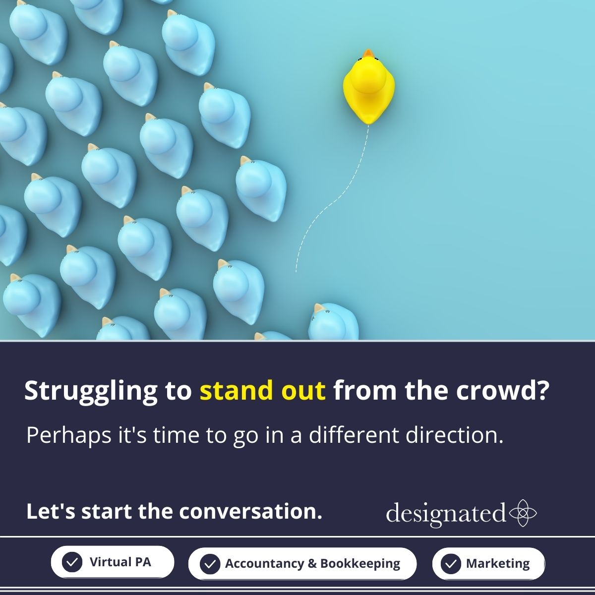 For more information email our Marketing Director Michelle at info@designatedgroup.com or call 020 7952 1460

#marketing #accountancy #medicalpa #bookkeeping