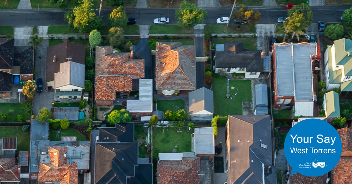 📢 Glandore Character Area Protection Code Amendment Consultation

This consultation is seeking to reduce the maximum building heights for a number of properties along ANZAC Highway, Glandore.

🔗 yoursay.westtorrens.sa.gov.au
Consultation closes midnight 16 March 2023