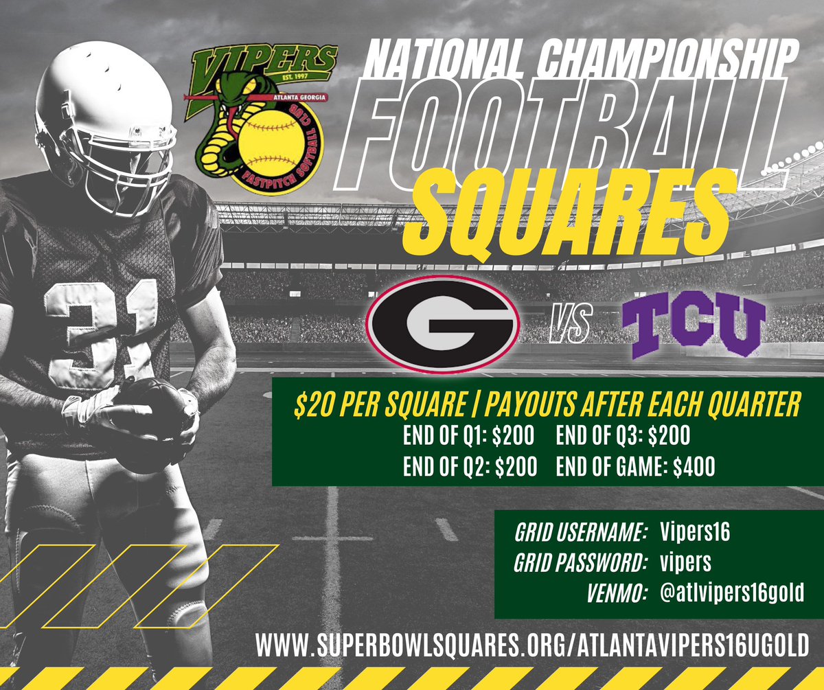 Support these hardworking ladies while having some fun watching the CFB Championship!  We appreciate all of you!