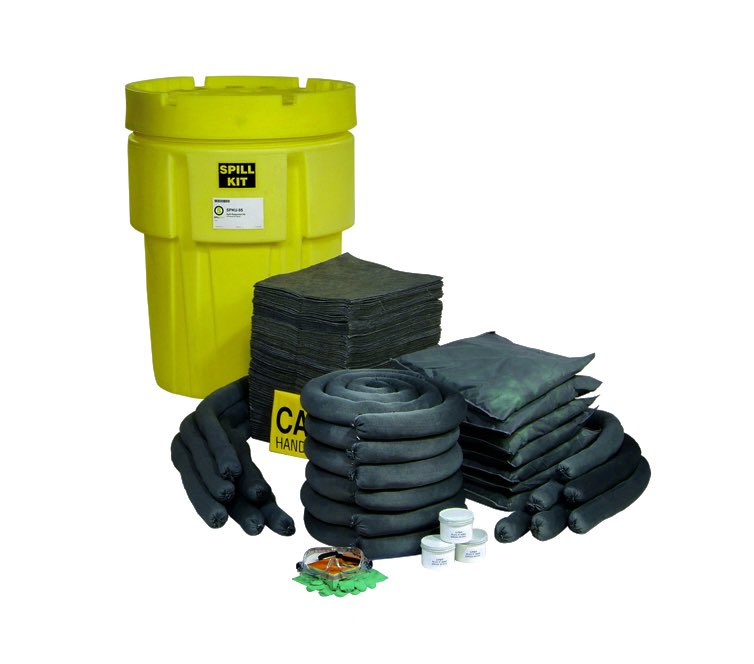 Check out our emergency spill kits like this one by SpillTech. Constructed of 100% polyethylene, overpacks are sturdy and chemical-resistant. Wheeled kits avoid the extra expense of a dolly for larger units. #acs #construction #safetyfirst alaconsupply.com