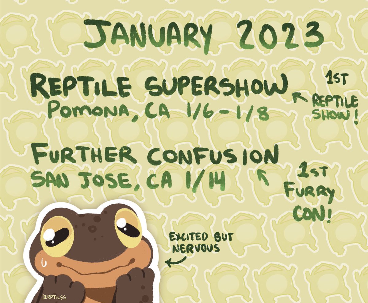 derptiles's tweet photo. We’ll be at some in-person events this weekend and next weekend! If you’re going to either of these, stop by and say hi! https://t.co/iIYJGNz7Yn