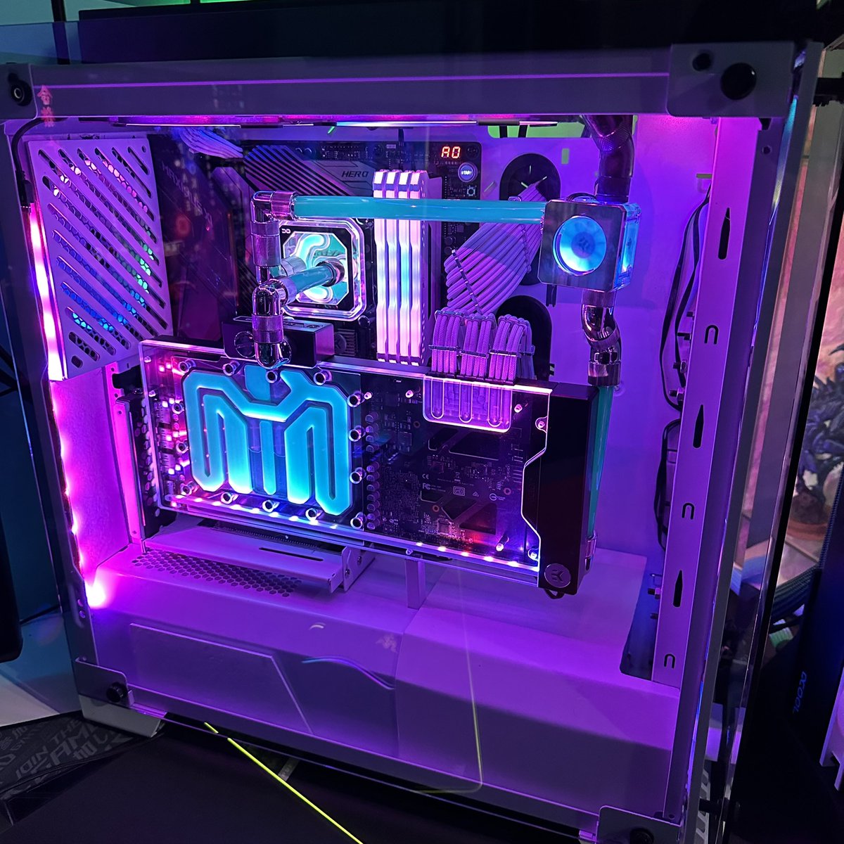 mr_b3ard_'s tweet photo. 💧Project WaterCooled v3.0💧

Ez a PC-m harmadik variánsa.

A build videót meg tudjátok nézni YouTube-on. 🤓

@EKWaterBlocks @alphacool @CORSAIR @TEAMEVGA 

#ekwb #alphacool #corsair #evga 

🔴 https://t.co/g3k069niTa https://t.co/akoifs4oyD