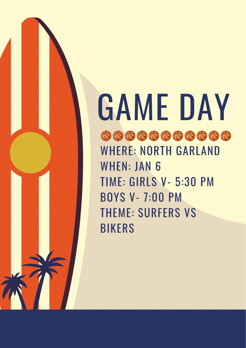 Tomorrow is GAME DAY!! Come out and support our Mustang basketball teams as they take on North Garland.