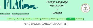 Foreign Language Association of GA Spoken Language Contest 2023 information is now available at flageorgia.net/contests.html Questions may be directed to Jaime Claymore, Contest Director at claymoreflag@gmail.com @APSWorldLang @gadoeworldlang @_SCOLT_ @actfl