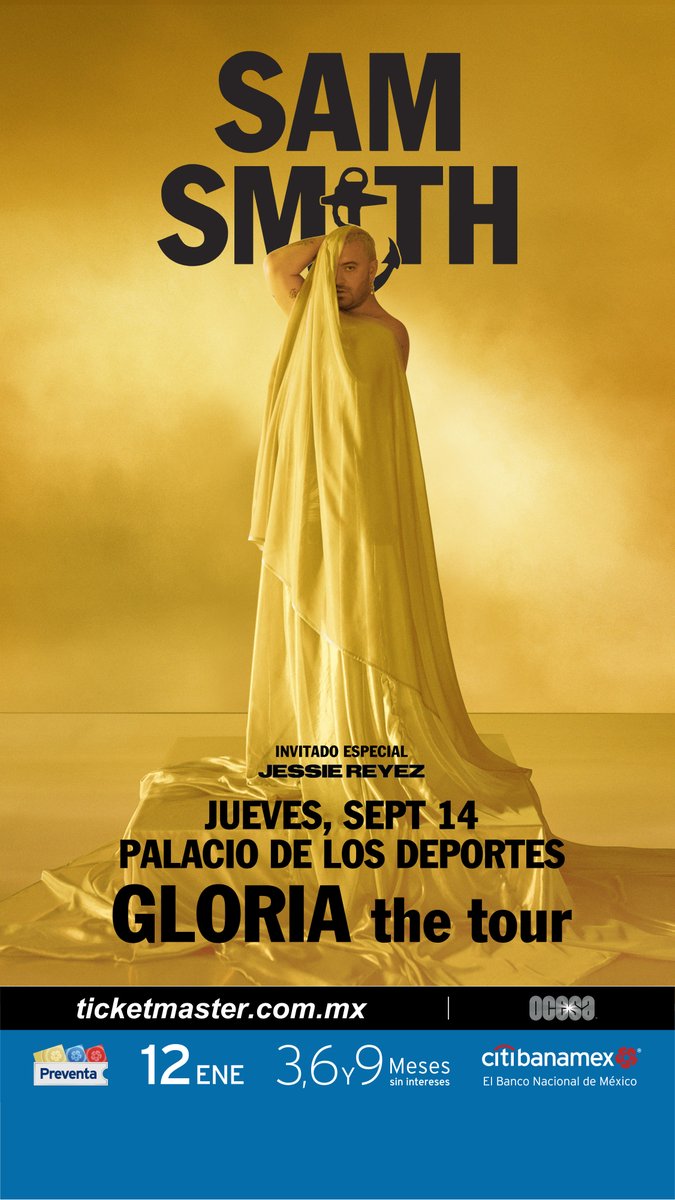 EnPOPados's tweet photo. SAM SMITH (@samsmith) anuncia "GLORIA THE TOUR" y en #EnPOPados tenemos TODA la información: https://t.co/WoSX29NtoL RT #SamSmith #SamSmithMEXICO 🇲🇽 #OCESA @ElPalacioMx @Ticketmaster_Me @rafagaroquera https://t.co/LnCuGZn84Z
