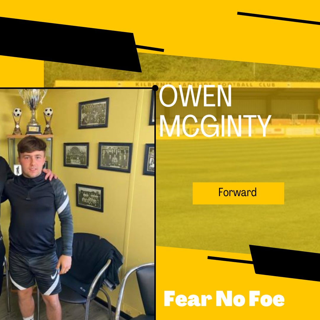 KLFC_official's tweet photo. Signing news anyone??

We’re delighted to announce that Owen McGinty former Largs Thistle player has signed on the dotted line. Owen is a quick skillfull agile forward and will only add quality to our team!!🐝🐝

Welcome to Club Owen!!🐝 https://t.co/npBjGfbHxf