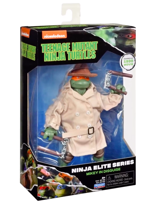 Playmates Teenage Mutant Ninja Turtles Ninja Elite Series Mike In Disguise 15cm