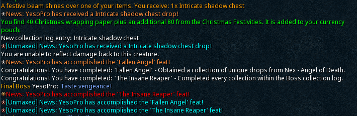 YesoProRS's tweet photo. Well there it is!! Doing aod 1/2hr a day , gets results! Ty all for the gzzs :)!! Long term Pvm goal completed.@GlennOSRS big support! https://t.co/4Dq7h6Zezn