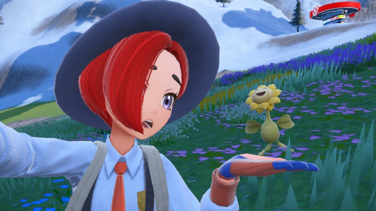 Found this happy fella this morning. Was mindin' my business, organizing my PC boxes. Then they were patiently waiting for me to finish xD Shiny Dex 10/392 Paldean Forms Dex 3/103 #PokemonScarletViolet #ShinyPokemon